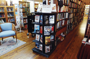 Prospero’s Books local author shelf